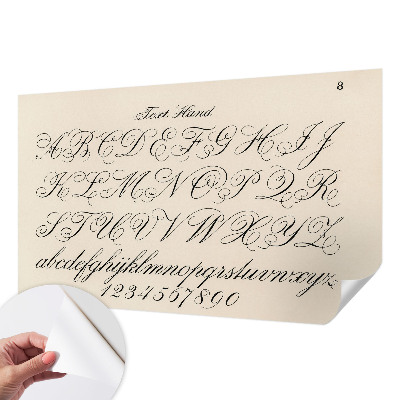 Fototapeta do detskej izby Kaligrafické písanie