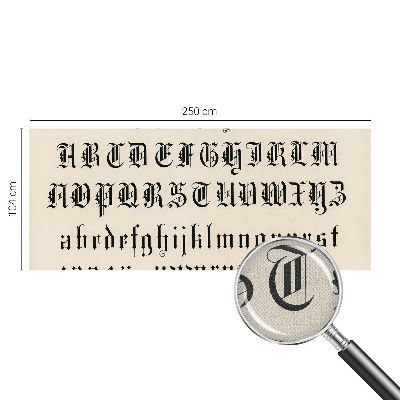 Fototapeta pre chlapca Gotické písmená