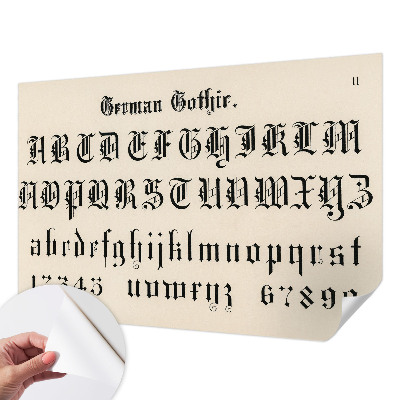 Fototapeta pre chlapca Gotické písmená