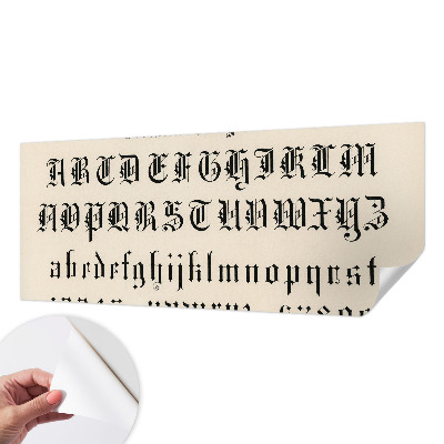 Fototapeta pre chlapca Gotické písmená