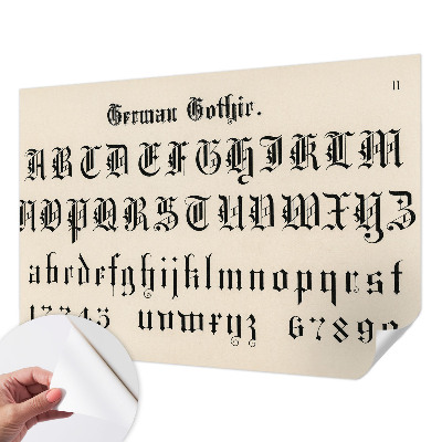 Fototapeta pre chlapca Gotické písmená