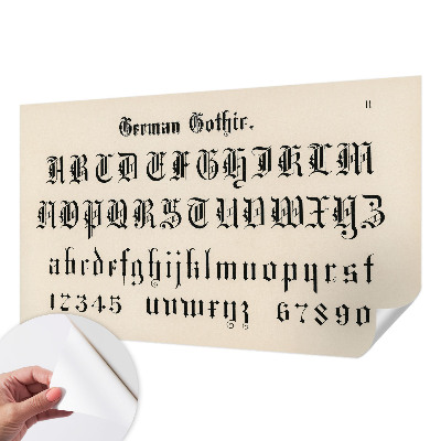 Fototapeta pre chlapca Gotické písmená