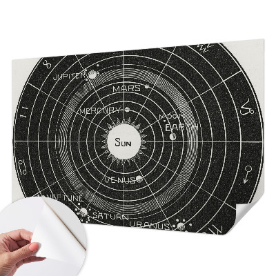 Moderná tapeta na stenu Kozmický diagram