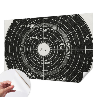 Moderná tapeta na stenu Kozmický diagram