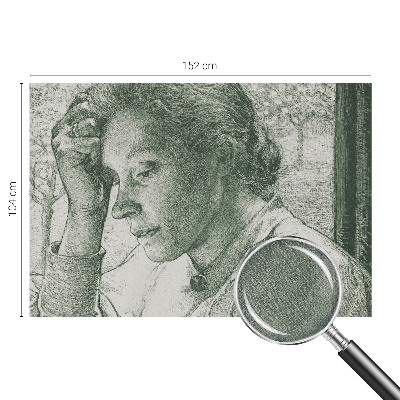 Samolepiaca fototapeta do obývačky Reflexívna žena