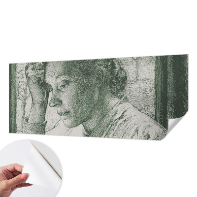 Samolepiaca fototapeta do obývačky Reflexívna žena