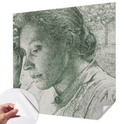 Samolepiaca fototapeta do obývačky Reflexívna žena