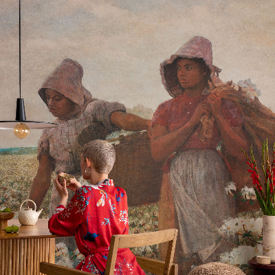 3D fototapeta Práca v teréne