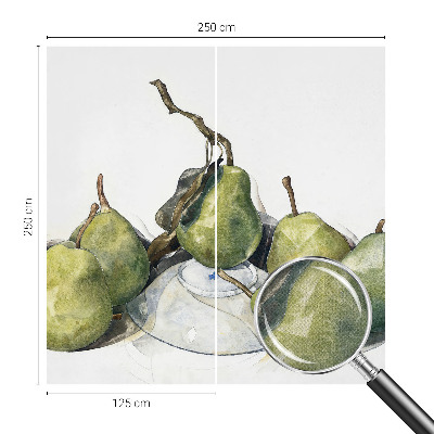 Tapeta do detskej izby Akvarelové hrušky