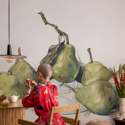 Tapeta do detskej izby Akvarelové hrušky