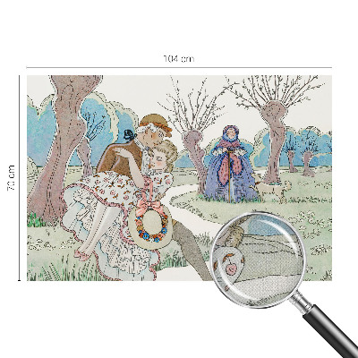 Moderná tapeta na stenu Romantická scéna