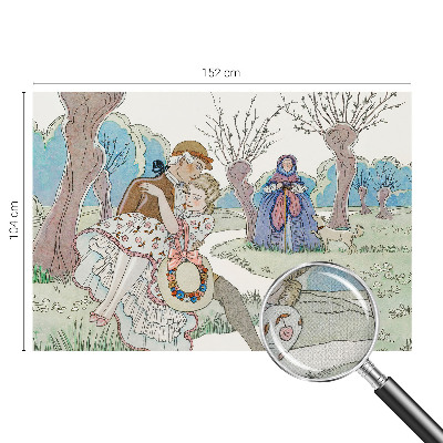 Moderná tapeta na stenu Romantická scéna