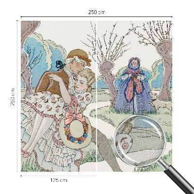 Moderná tapeta na stenu Romantická scéna