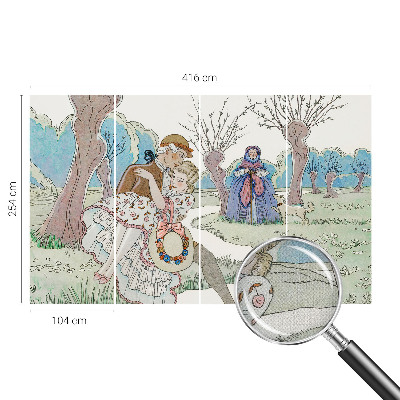 Moderná tapeta na stenu Romantická scéna