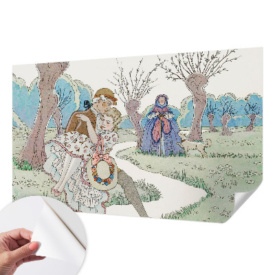 Moderná tapeta na stenu Romantická scéna