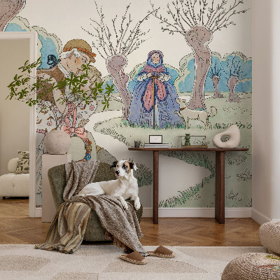 Moderná tapeta na stenu Romantická scéna