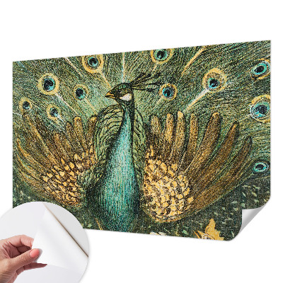 Samolepiaca fototapeta do detskej izby Majestátny páv