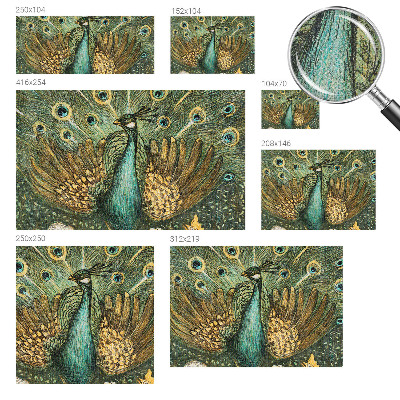 Samolepiaca fototapeta do detskej izby Majestátny páv