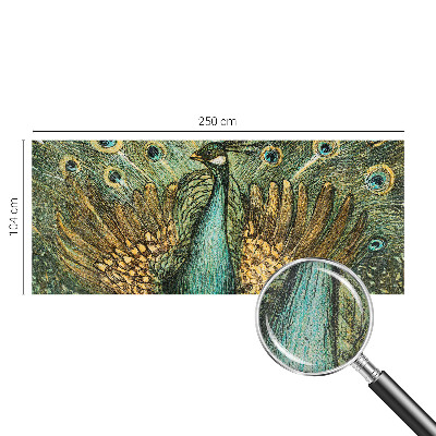 Samolepiaca fototapeta do detskej izby Majestátny páv