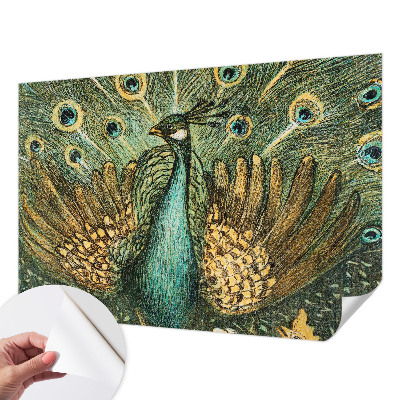 Samolepiaca fototapeta do detskej izby Majestátny páv