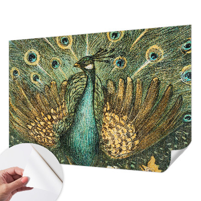 Samolepiaca fototapeta do detskej izby Majestátny páv