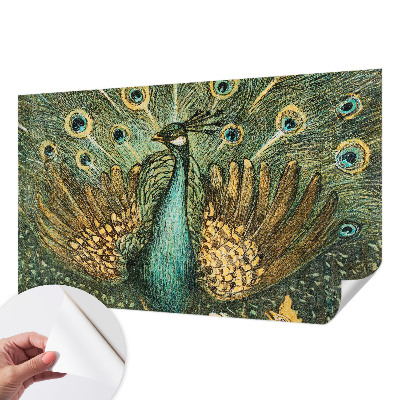 Samolepiaca fototapeta do detskej izby Majestátny páv