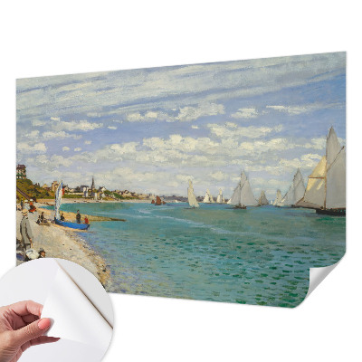 3D tapeta na stenu s motívom prímorskej krajiny