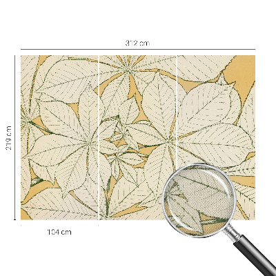 Fototapeta pre dievča Gaštanové listy