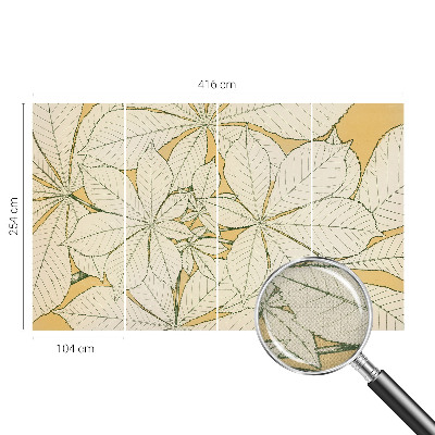 Fototapeta pre dievča Gaštanové listy