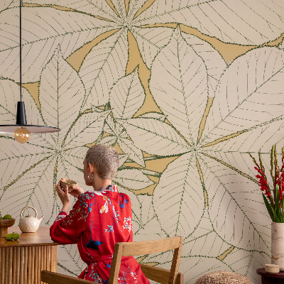 Fototapeta pre dievča Gaštanové listy