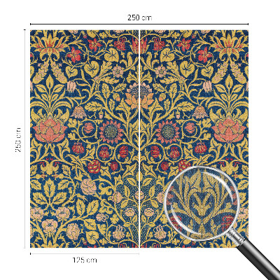 Tapeta do obývačky Kvetinový vzor