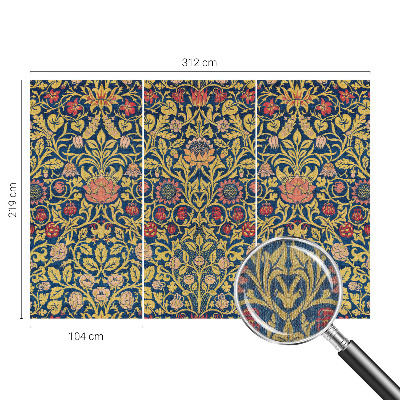 Tapeta do obývačky Kvetinový vzor