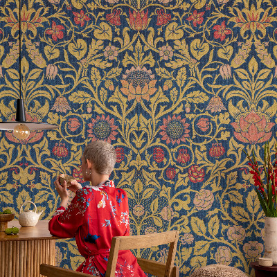 Tapeta do obývačky Kvetinový vzor