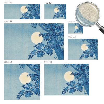 Moderná tapeta na stenu Kvetinový mesiac