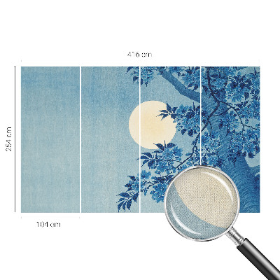 Moderná tapeta na stenu Kvetinový mesiac