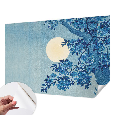 Moderná tapeta na stenu Kvetinový mesiac