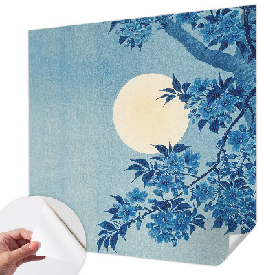 Moderná tapeta na stenu Kvetinový mesiac