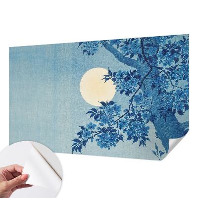 Moderná tapeta na stenu Kvetinový mesiac