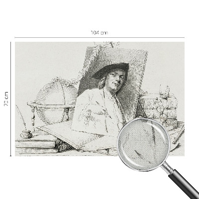 Samolepiaca tapeta Umelecký portrét