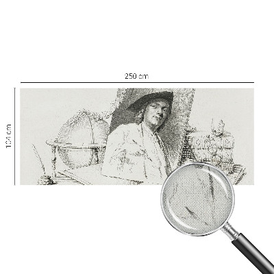 Samolepiaca tapeta Umelecký portrét