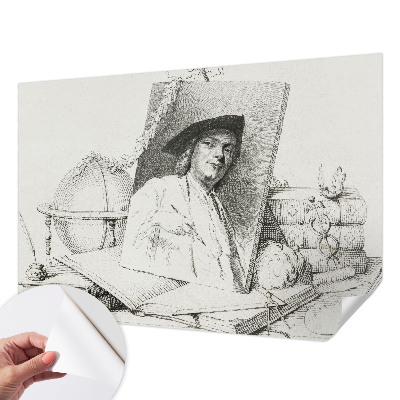 Samolepiaca tapeta Umelecký portrét