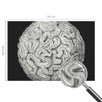 Samolepiaca fototapeta Sférická štruktúra