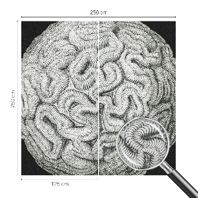 Samolepiaca fototapeta Sférická štruktúra