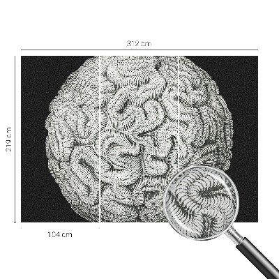 Samolepiaca fototapeta Sférická štruktúra