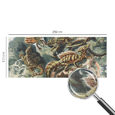 Samolepiaca fototapeta do obývačky Exotické plazy