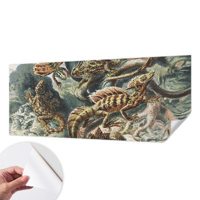 Samolepiaca fototapeta do obývačky Exotické plazy