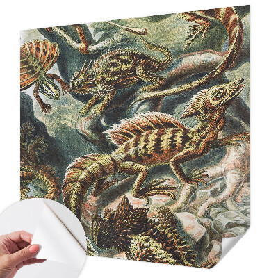 Samolepiaca fototapeta do obývačky Exotické plazy