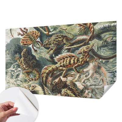 Samolepiaca fototapeta do obývačky Exotické plazy