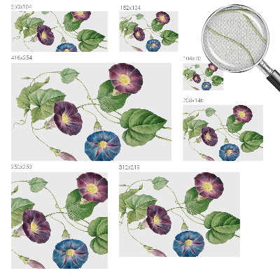 Samolepiaca fototapeta do detskej izby Floristická elegancia