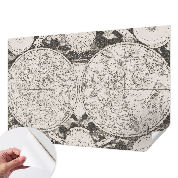 Detská fototapeta na stenu Hviezdna mapa